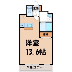 東武宇都宮駅 徒歩24分 4階の物件間取画像